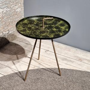 Antiek Koperen Bijzettafel 55