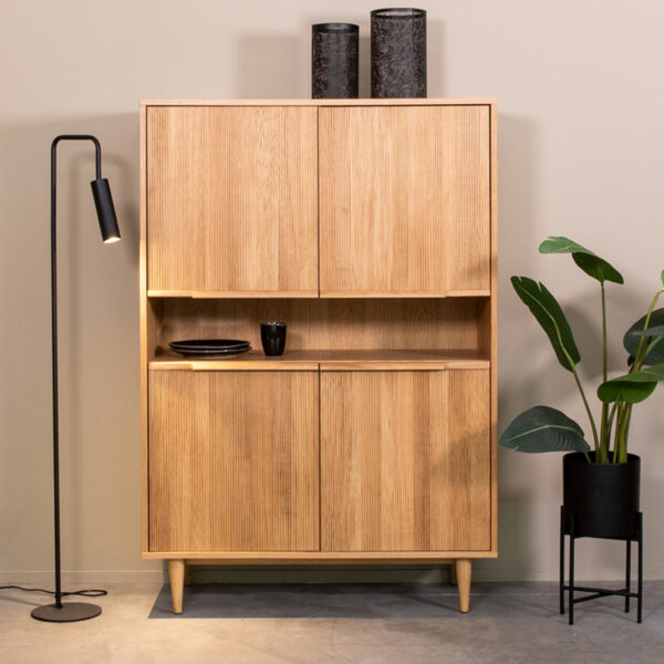 LABEL51 Bergkast Jule – Naturel – Eiken – Hoge Kast foto 1