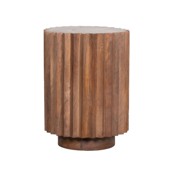 LABEL51 Bijzettafel Novan – Nature – Mangohout – 35 cm foto 1