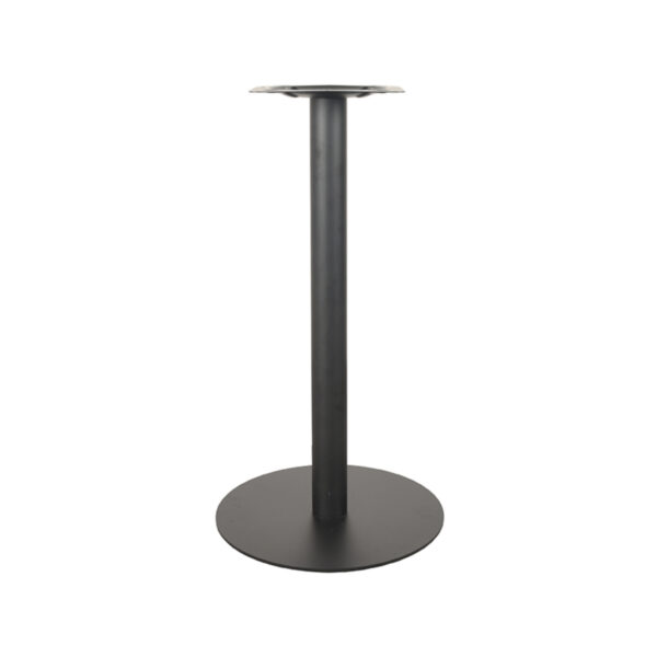 LABEL51 Bartafel Tafelpoot Enkel – Zwart – Metaal – Rond – 92 cm foto 1