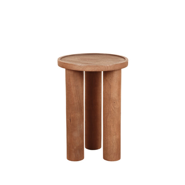 LABEL51 Bijzettafel Elly – Nature – Mangohout – 42 cm foto 1