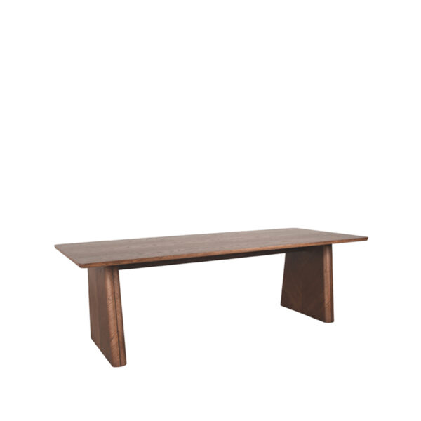 LABEL51 Eetkamertafel Jule – Walnoot – Eiken – 210×100 cm foto 1