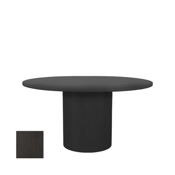 LABEL51 Eetkamertafel Oliva – Zwart – Eiken – 150-200 cm – Uitschuifbaar foto 1
