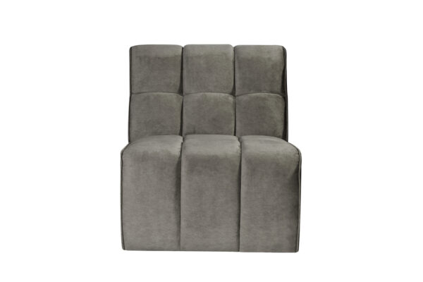 LABEL51 Bank Valentino – Taupe – Cosmo – 1,5-Zits Zonder Arm foto 1