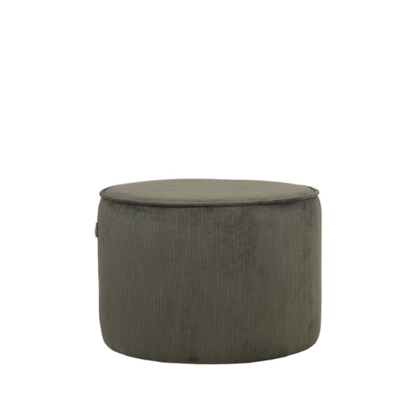 LABEL51 Poef Tibo – Army green – Ribcord foto 1