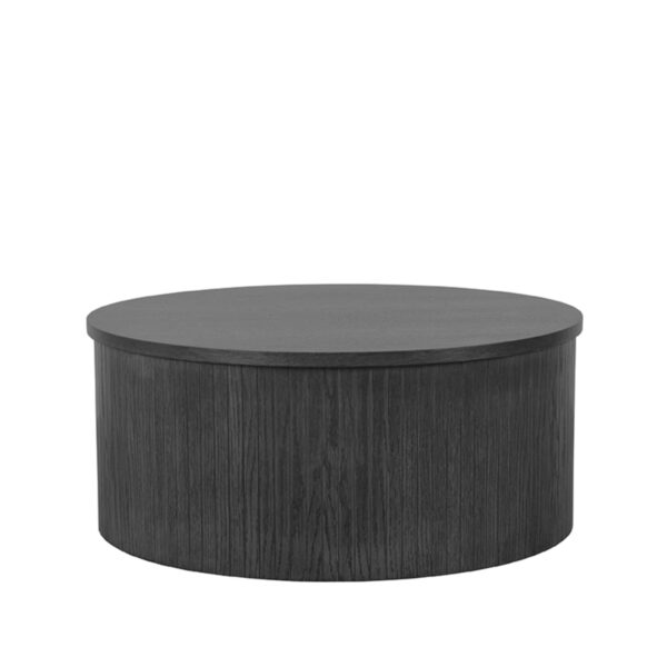 LABEL51 Salontafel Oliva – Zwart – Eiken – 70 cm foto 1