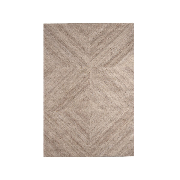 LABEL51 Vloerkleden Blendy – Taupe – Wol – 160×230 cm foto 1