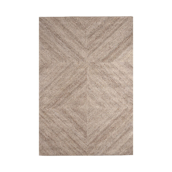 LABEL51 Vloerkleden Blendy – Taupe – Wol – 200×300 cm foto 1