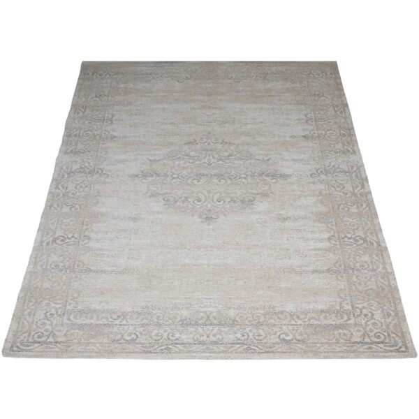 Vloerkleed Adel Medaillon Beige 26001 – 70 x 140 cm foto 1