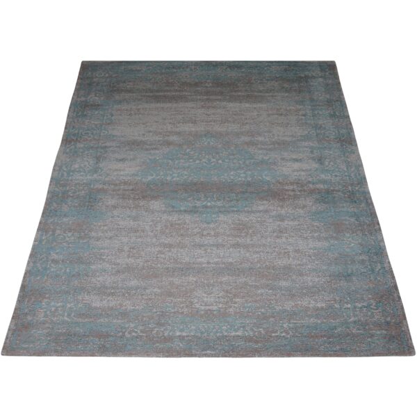 Vloerkleed Adel Medaillon Turquoise 6023 – 160 x 230 cm foto 1