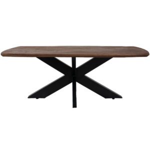 Eettafel Felix - Espresso Mangohout - 220 x 100 cm