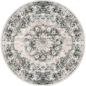 Vloerkleed Viola Antraciet - Rond ø160 cm