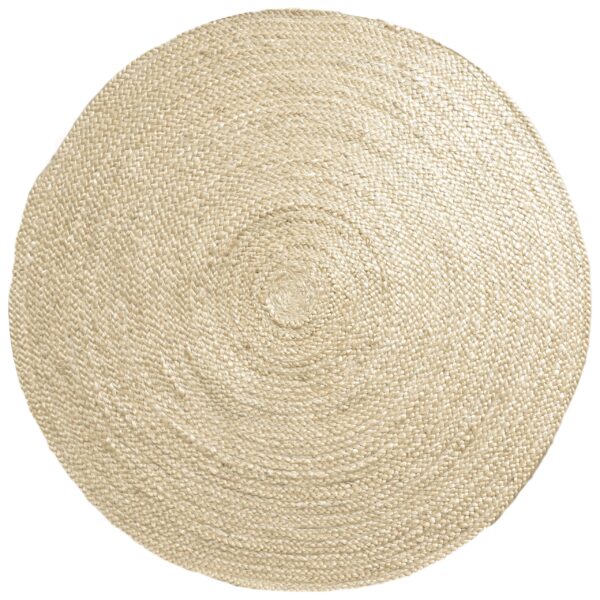 Vloerkleed Jute Rond Bleached ø200 cm foto 1