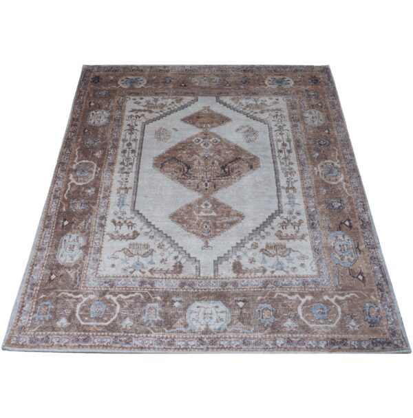 Vloerkleed Karaca Brown 08 – 160 x 230 cm foto 1