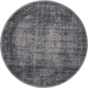 Vloerkleed Madel Rond Grijs ø200 cm