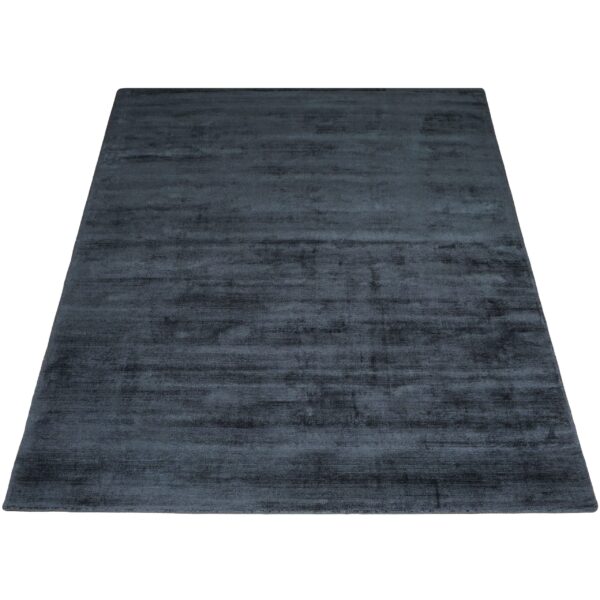Karpet Viscose Dark Blue 160 x 230 cm foto 1