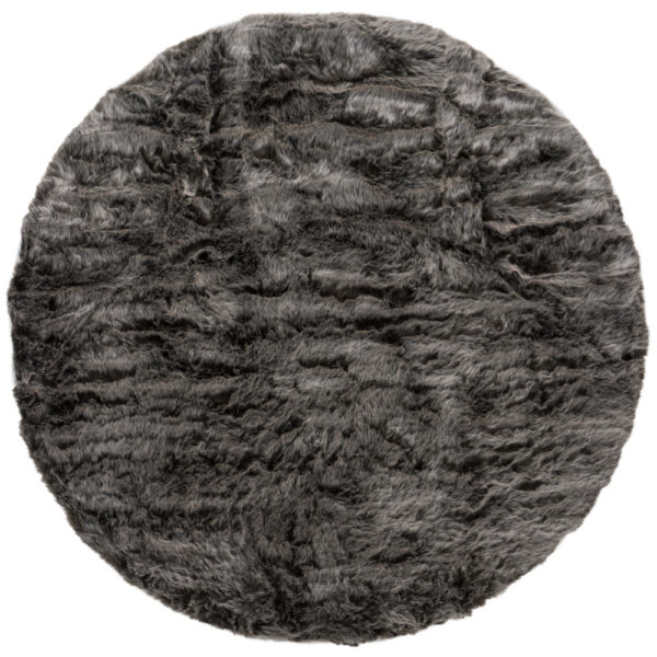 Vloerkleed Donsie Antraciet Rond ø160 cm foto 1