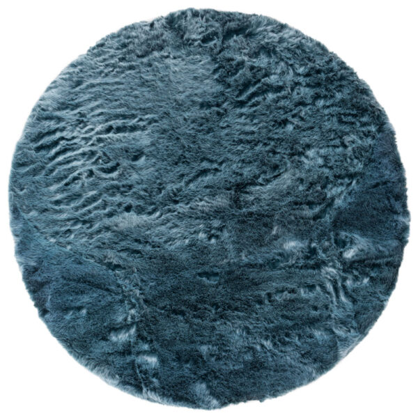 Vloerkleed Donsie Blue Rond ø180 cm foto 1