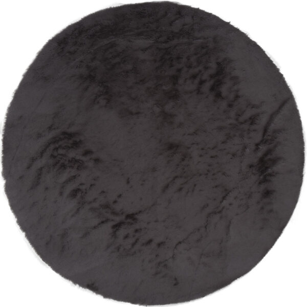Vloerkleed Gentle Black 90 Rond ø200 cm foto 1