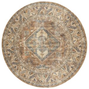 Vloerkleed Laria Blue 1 Rond - ø120 cm