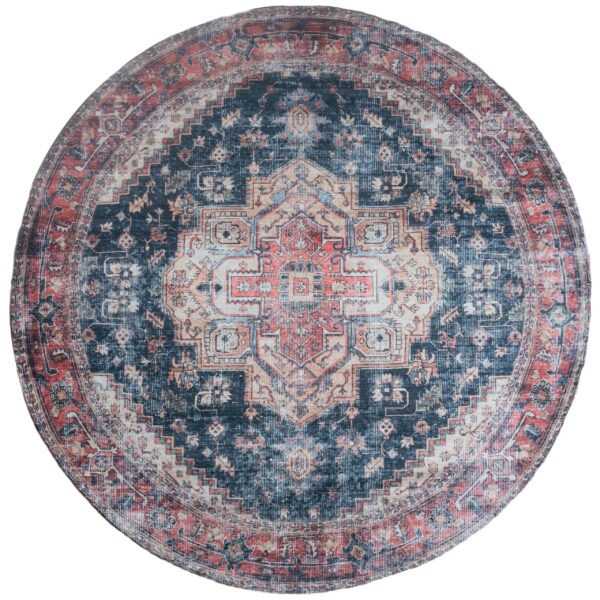 Vloerkleed Nora Rood Rond ø120 cm foto 1