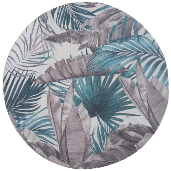 Vloerkleed Palm Green Rond ø120 cm foto 1