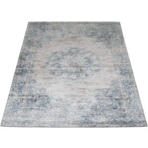 Vloerkleed Viola Blue 200 x 200 cm