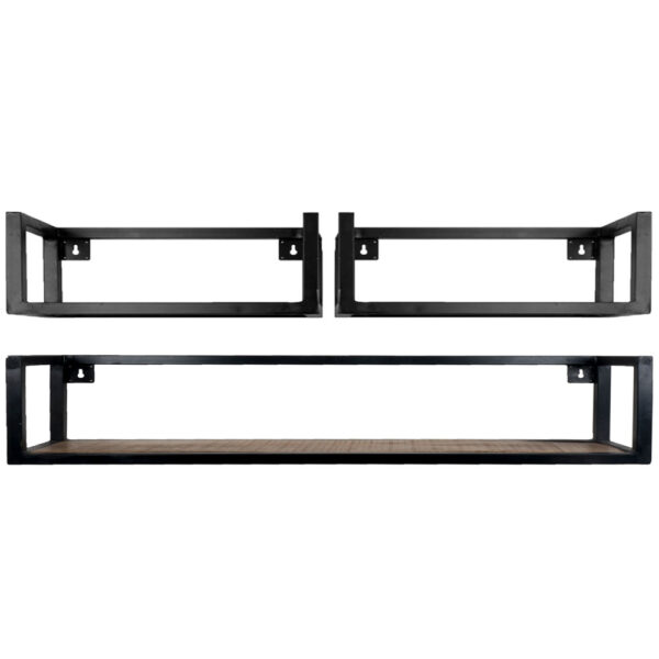 Wandplank Vintage – Set van 3 Groot foto 1