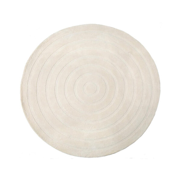 LABEL51 Vloerkleden Agra – Ivory – Synthetisch – 150×150 cm foto 1