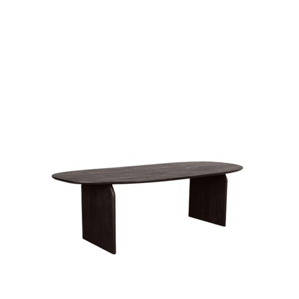 LABEL51 Eetkamertafel Cooper – Espresso – Mangohout – 210×110 cm foto 1