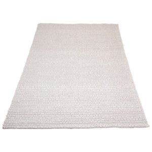 Vloerkleed Nieuw Zeeland Wit 160 x 230 cm