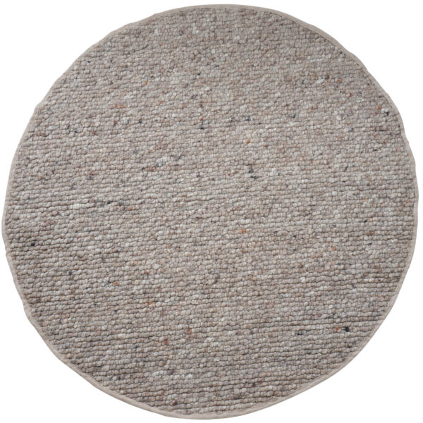 Vloerkleed Steve Donker Beige Rond ø160 cm foto 1