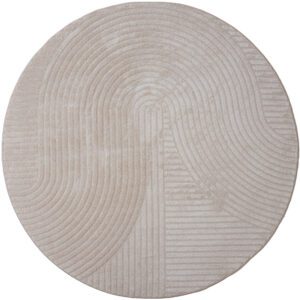 Vloerkleed Ella Beige Rond ø280 cm