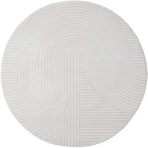 Vloerkleed Ella Cream Rond ø280 cm
