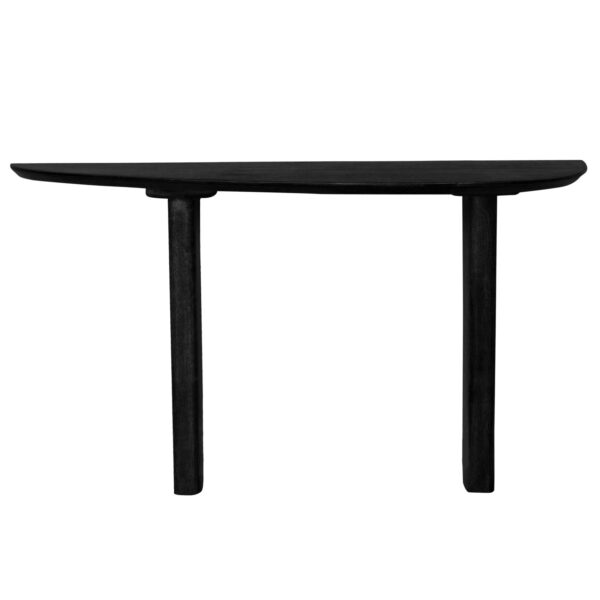 Sidetable Rhys 135 x 40 cm – Zwart Mangohout foto 1