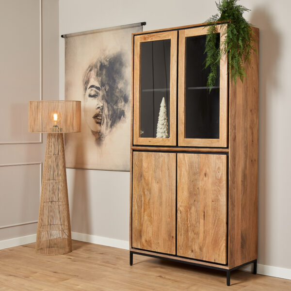 Vitrinekast RichWood | 100 cm foto 1