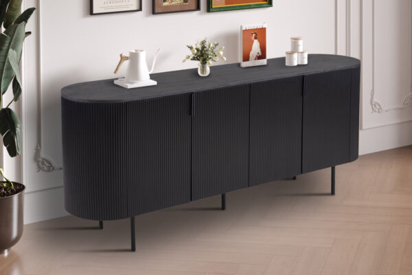 Dressoir ‘Lagos’ 200 cm Decor Donkerbruin (3c) foto 1