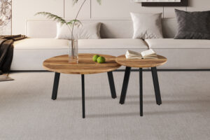 Set van 2 Salontafels 'Aziz' Decor Mango (1c)