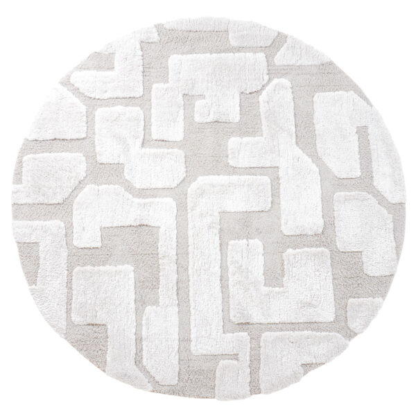 Vloerkleed Liana Creme 160cm rond foto 1