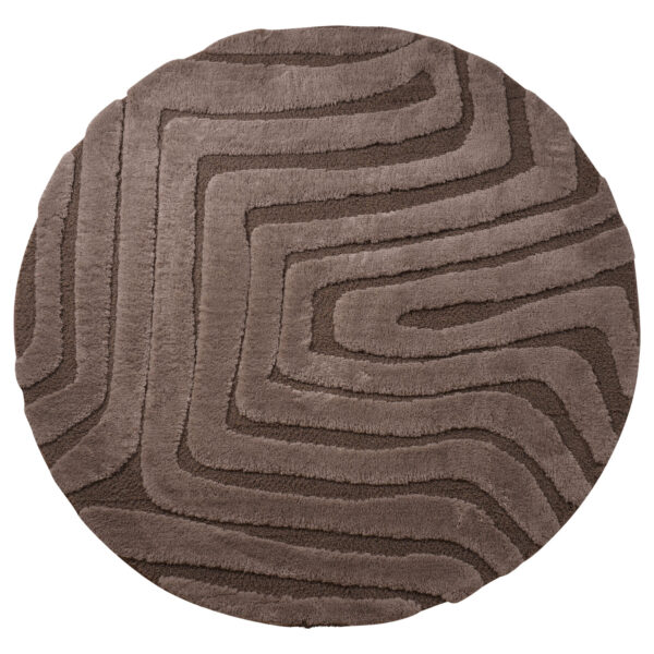 Vloerkleed Lima Bruin 160cm rond foto 1