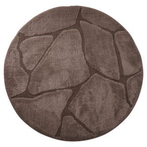 Vloerkleed Macy Bruin 160cm rond