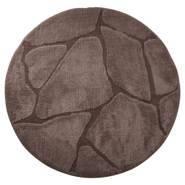 Vloerkleed Macy Bruin 160cm rond foto 1