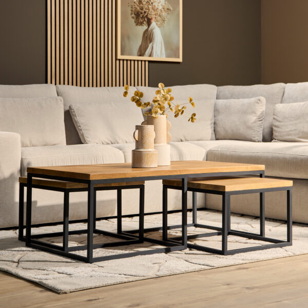 Salontafel Denver | Set van 3 | Rechthoek foto 1