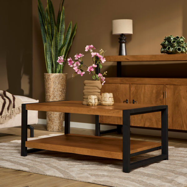 Salontafel Boaz met onderblad | 110 cm foto 1