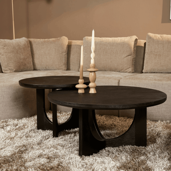 Salontafel Guus | Zwart | 80 cm foto 1