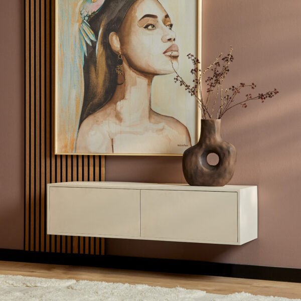 Zwevend tv meubel Vision Sand | 120 cm foto 1