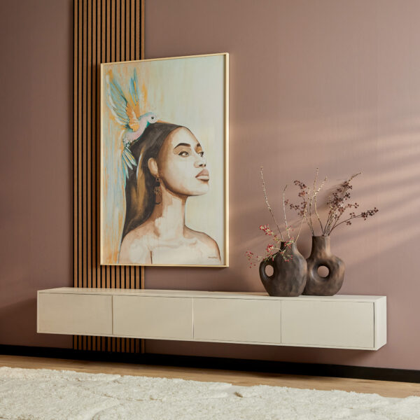 Zwevend tv meubel Vision Sand | 240 cm foto 1