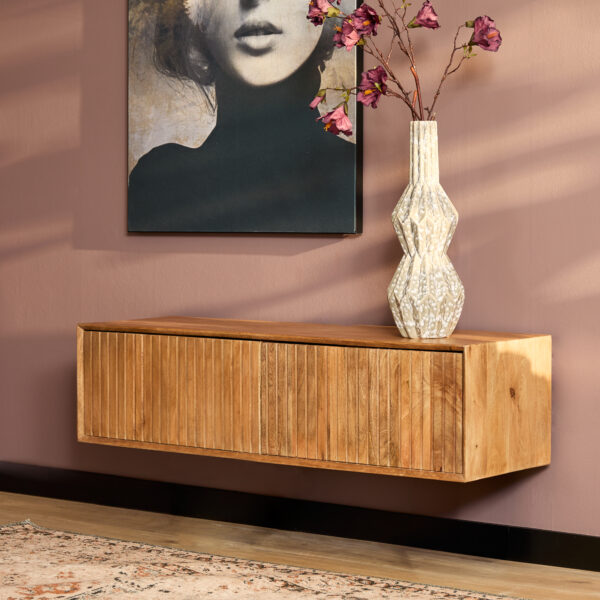 Zwevend tv meubel Madison Naturel | 120 cm foto 1