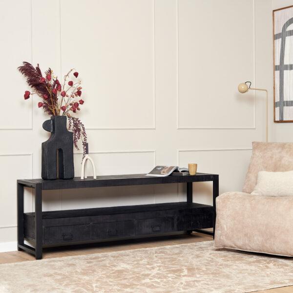 Tv meubel Boaz Black | 180 cm foto 1