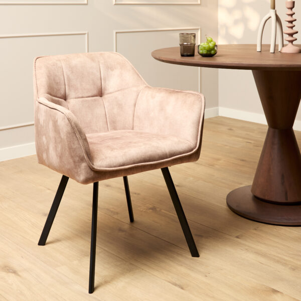 Eetkamerstoel Emma | Velvet Taupe foto 1